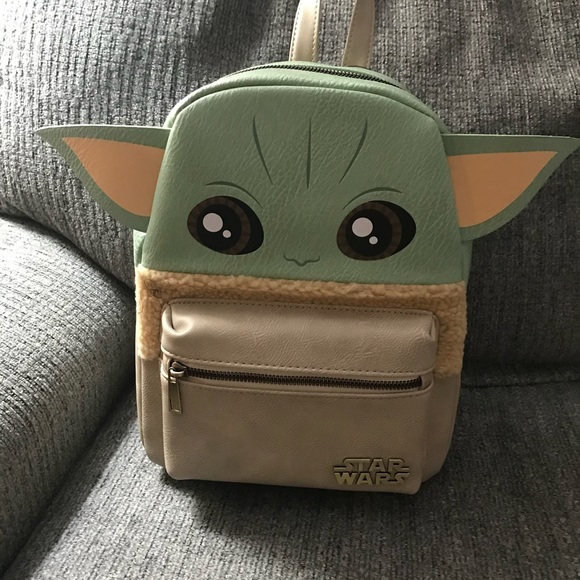 NWT Star Wars The Mandalorian The Child Figural Mini Backpack - Picture 1 of 5